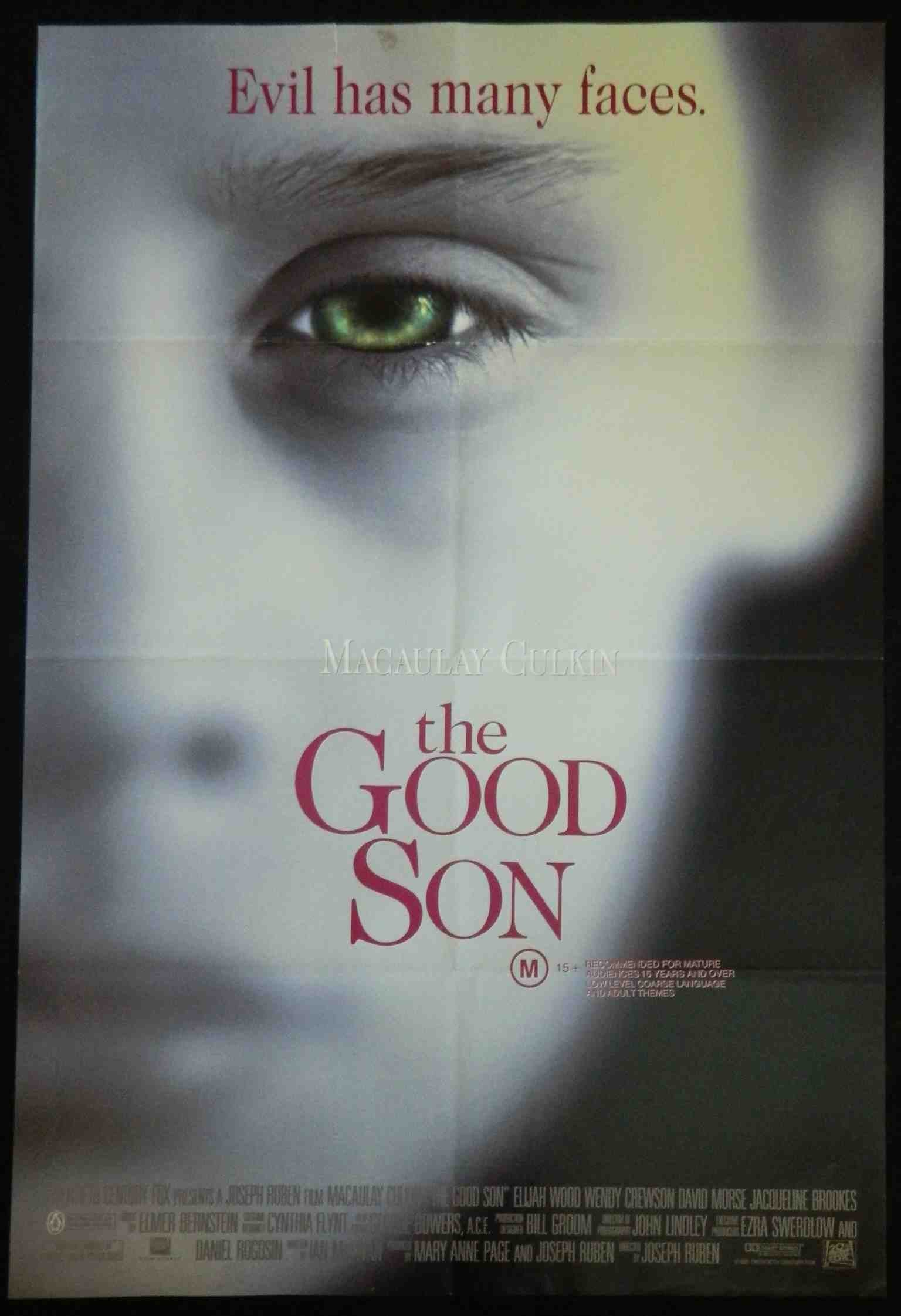 THE GOOD SON  (1993)— Original Australian one sheet movie poster.