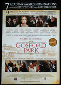 GOSFORD PARK  (2001)— Original Australian one sheet movie poster