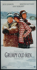 GRUMPY OLD MEN (1993)— Original Australian daybill movie poster.