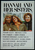 HANNAH AND HER SISTERS (1986)— Original Australian one sheet movie poster