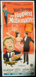 THE HAPPIEST MILLIONAIRE (1967) — Original Australian daybill movie poster