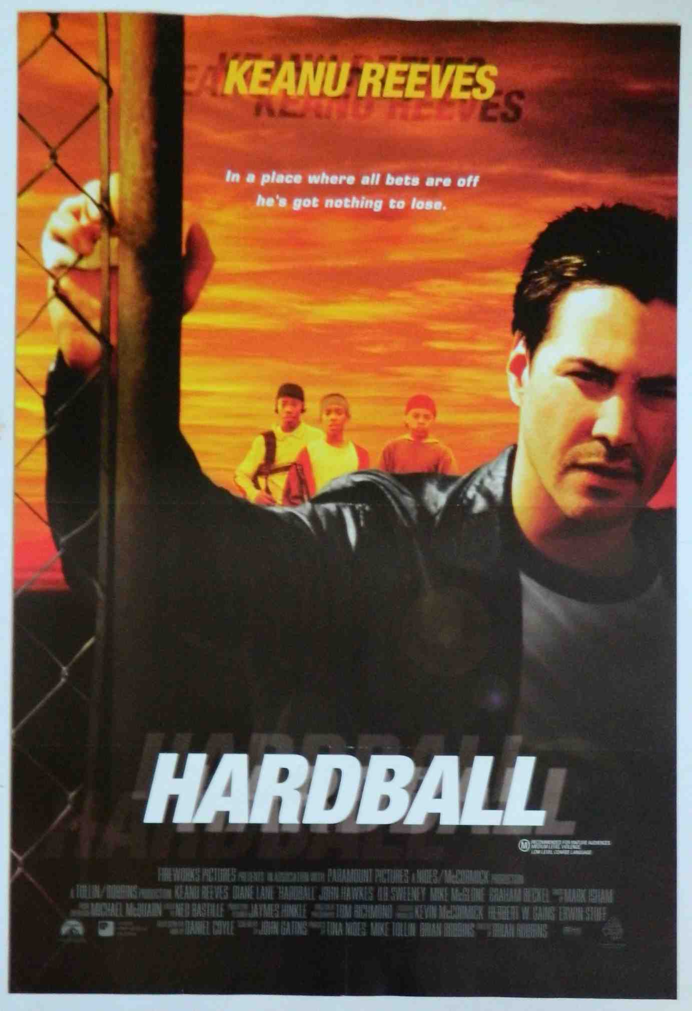 HARD BALL (2001)— Original Australian one sheet movie poster