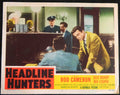 HEADLINE HUNTERS (3) (1955) — Original Australian Lobby Card