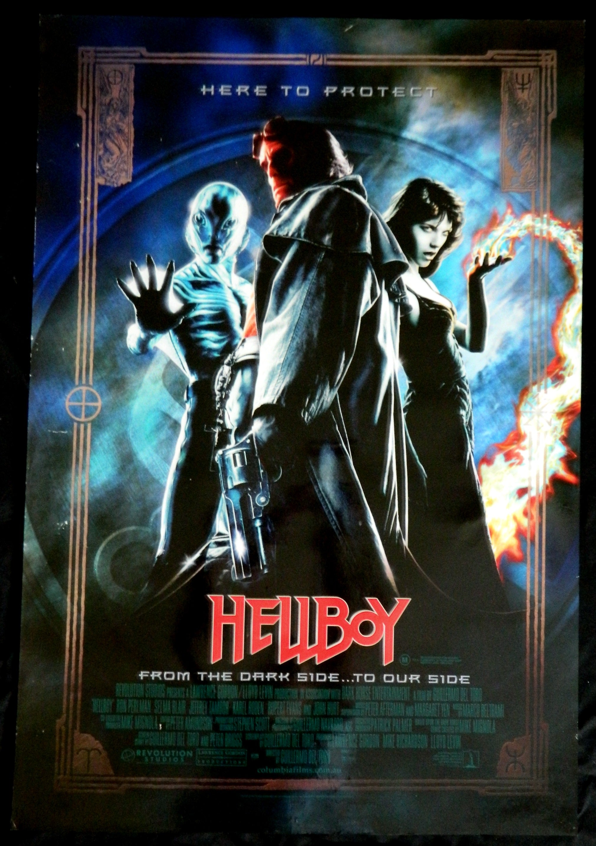 HELLBOY (2004)— Original Australian one sheet movie poster