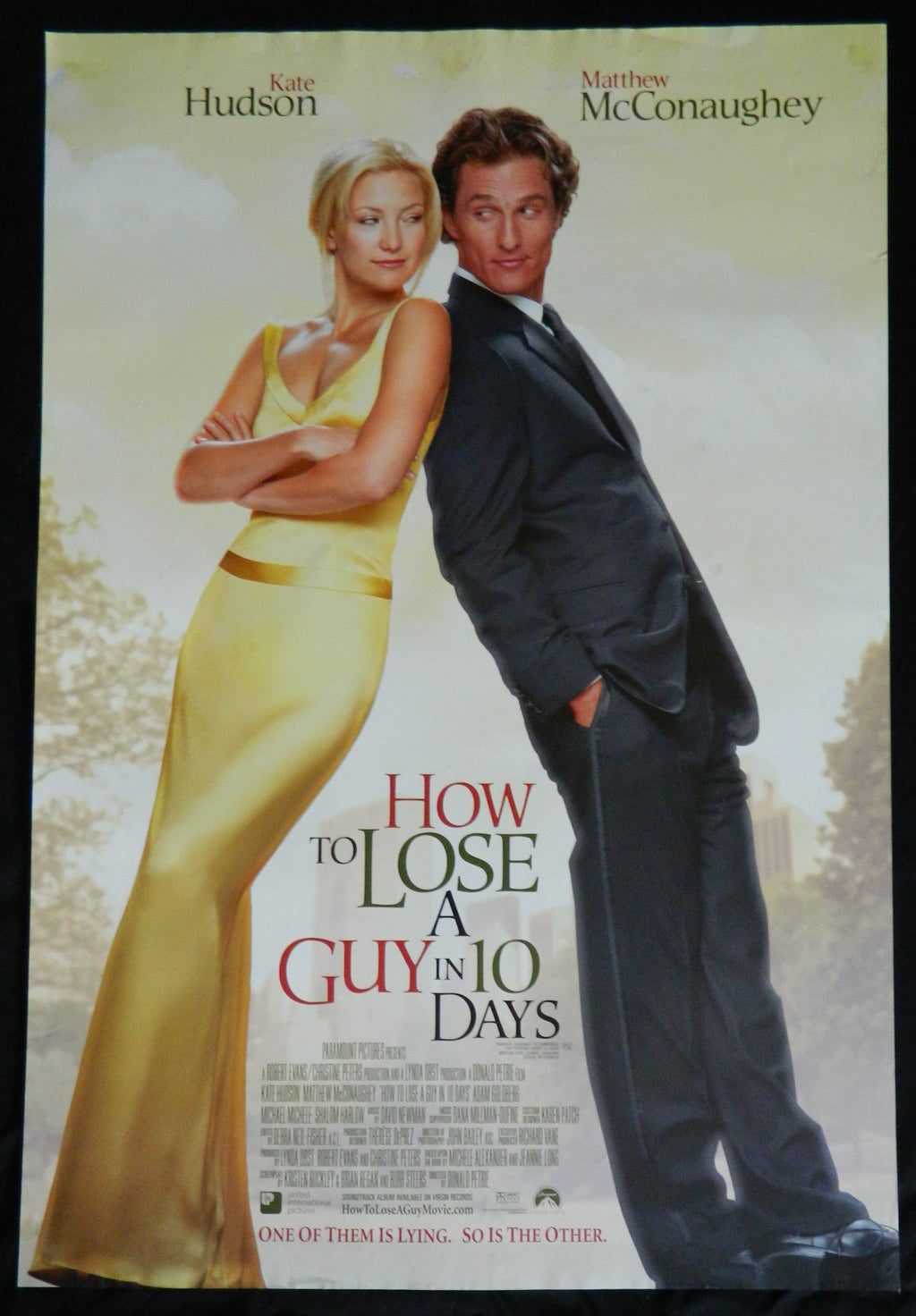 HOW TO LOSE A GUY IN 40 DAYS (2003)— Original Australian one sheet movie poster