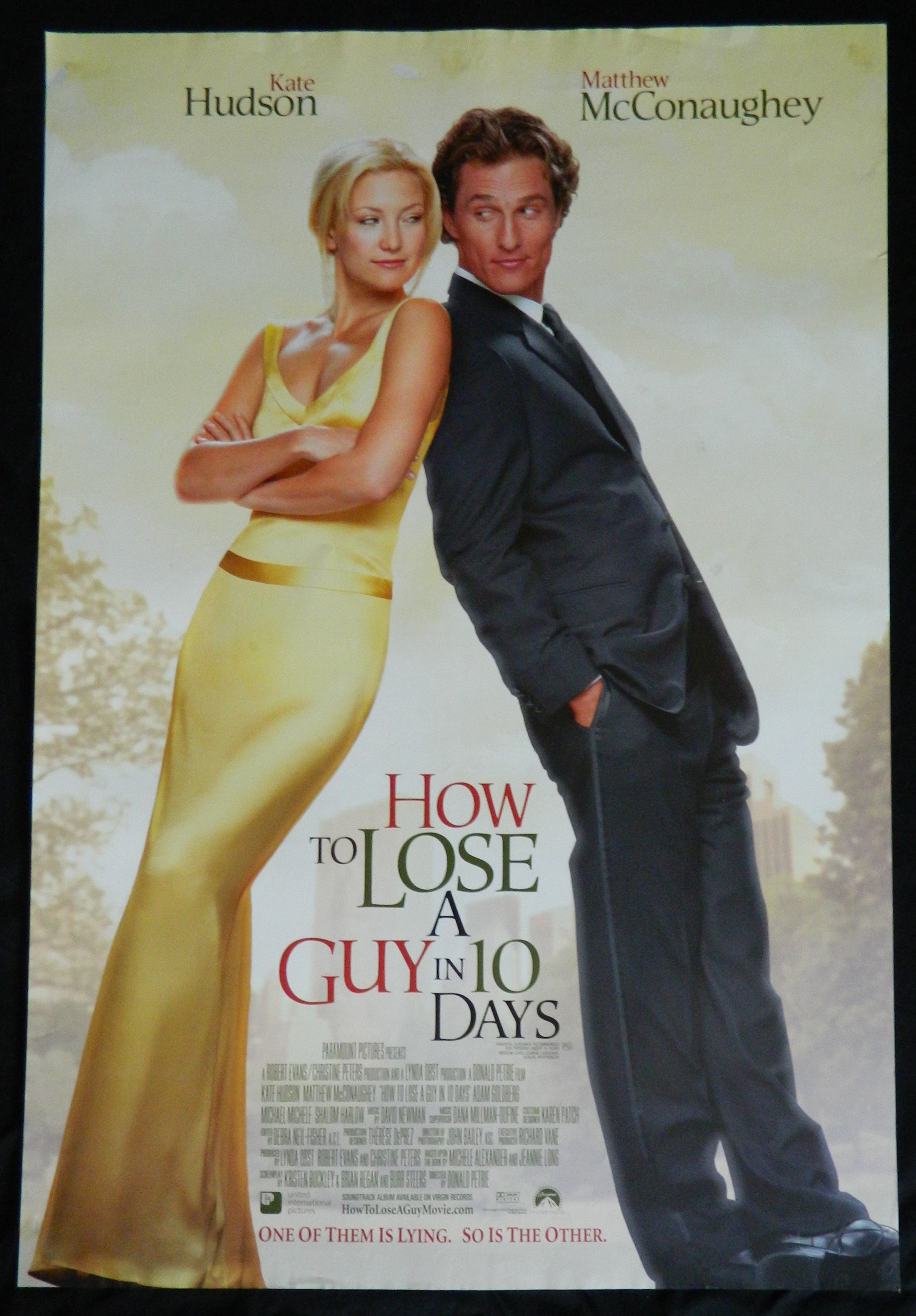 HOW TO LOSE A GUY IN 40 DAYS (2003)— Original Australian one sheet movie poster