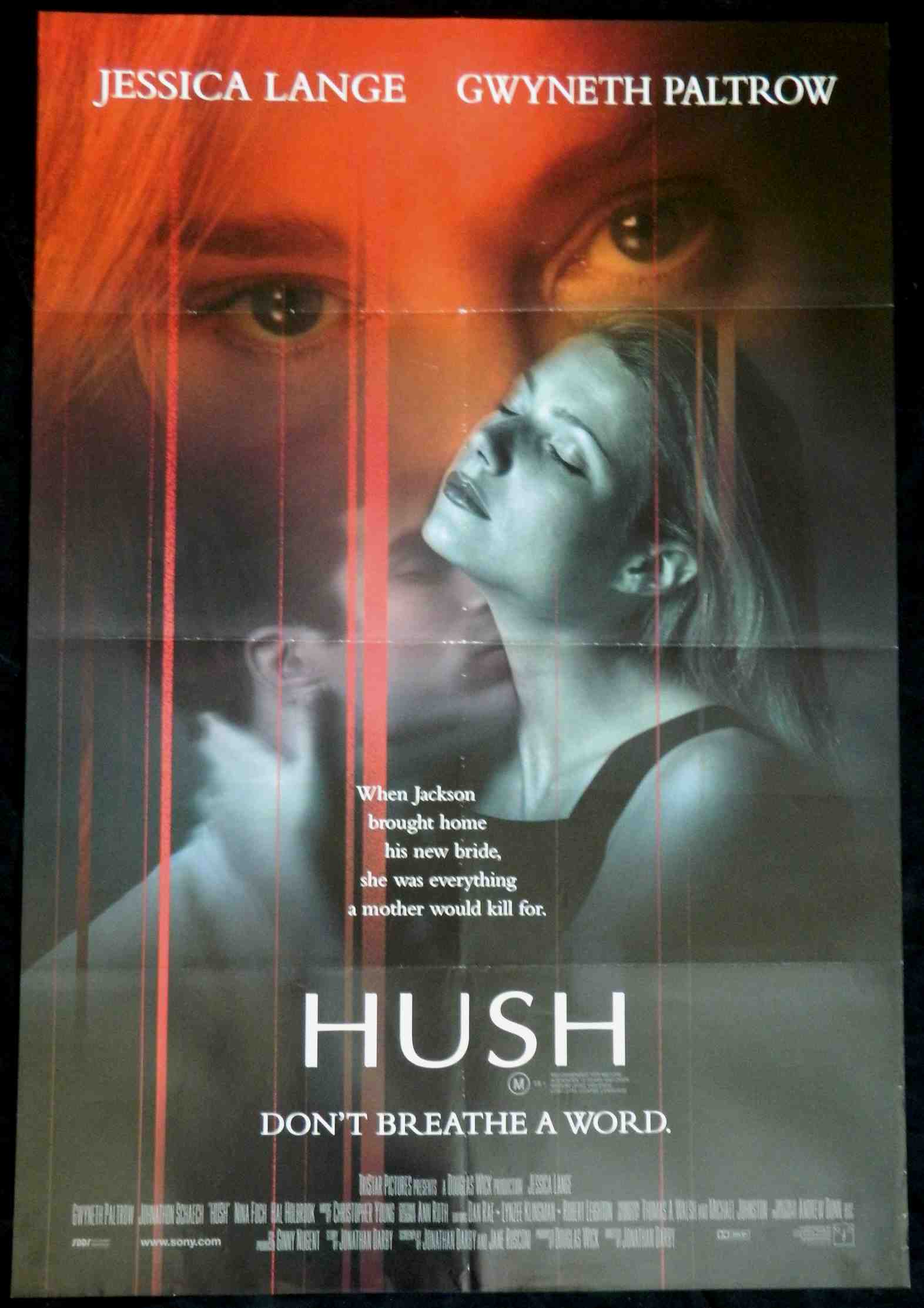 HUSH (1998)— Original Australian one sheet movie poster