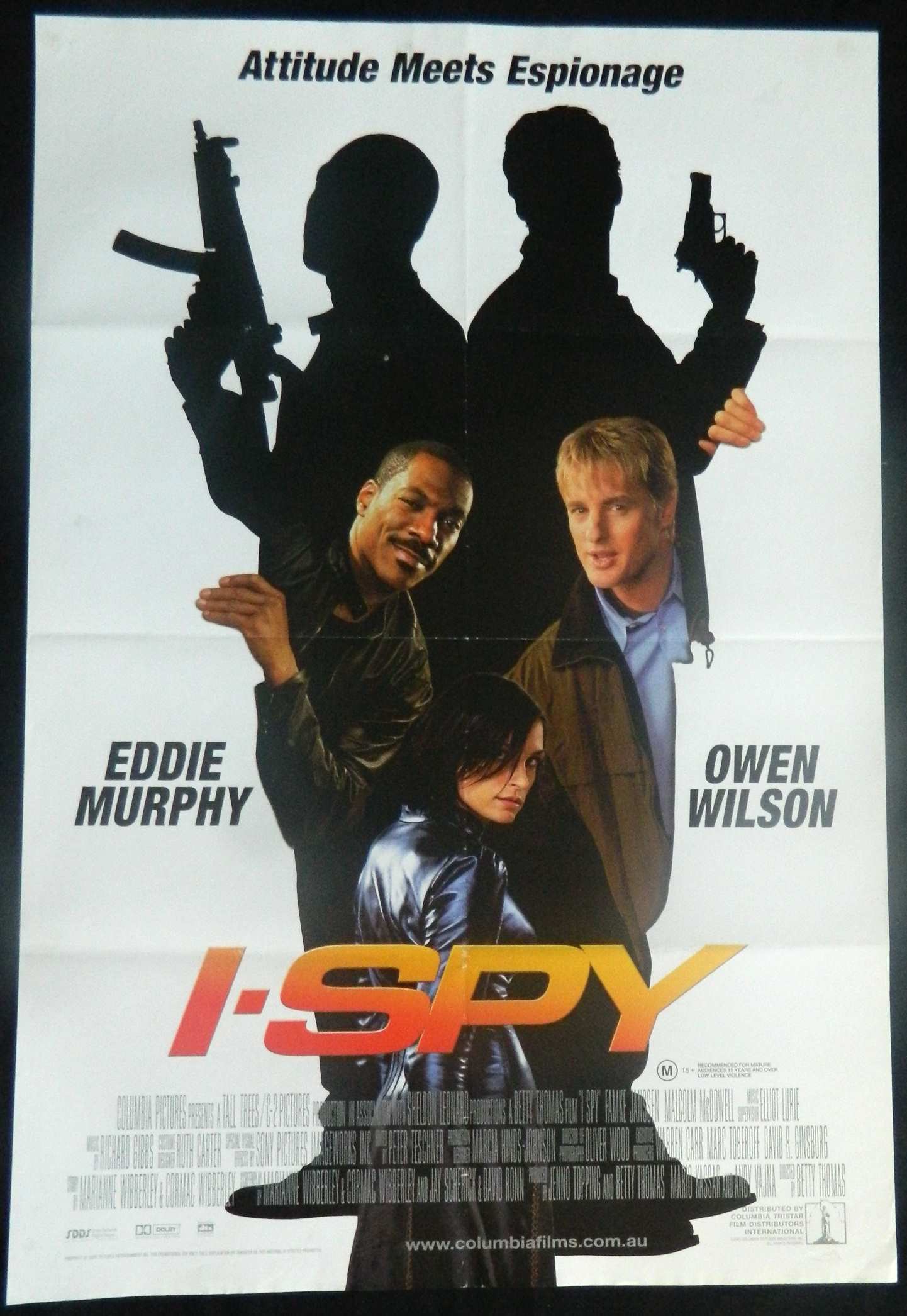 I SPY  (2002)— Original Australian one sheet movie poster