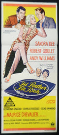 I'D RATHER BE RICH (1964) — Original Australian daybill movie poster