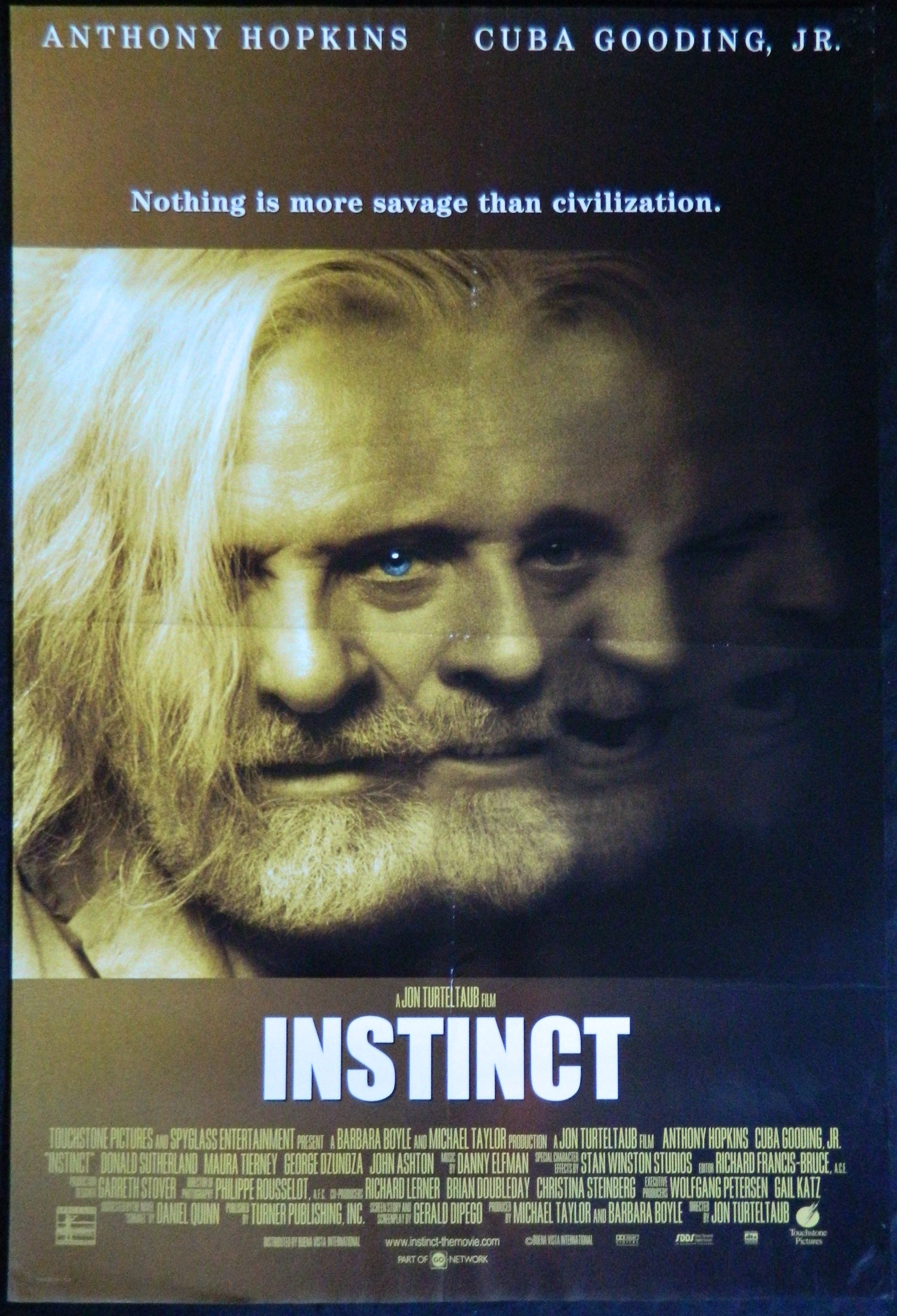 INSTINCT (1987)— Original Australian one sheet movie poster