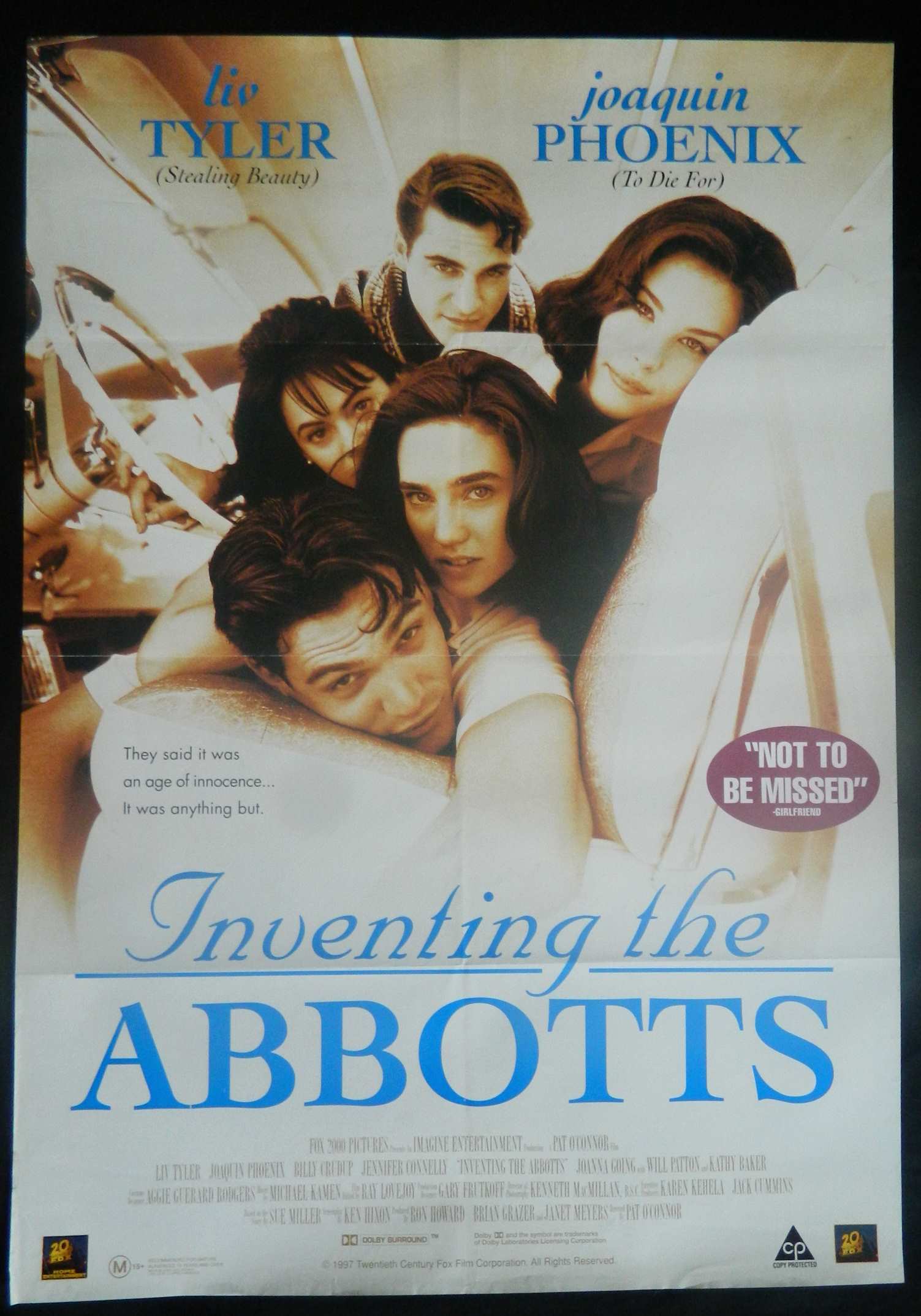 INVENTING THE ABBOTTS (1997)— Original Australian one sheet movie poster