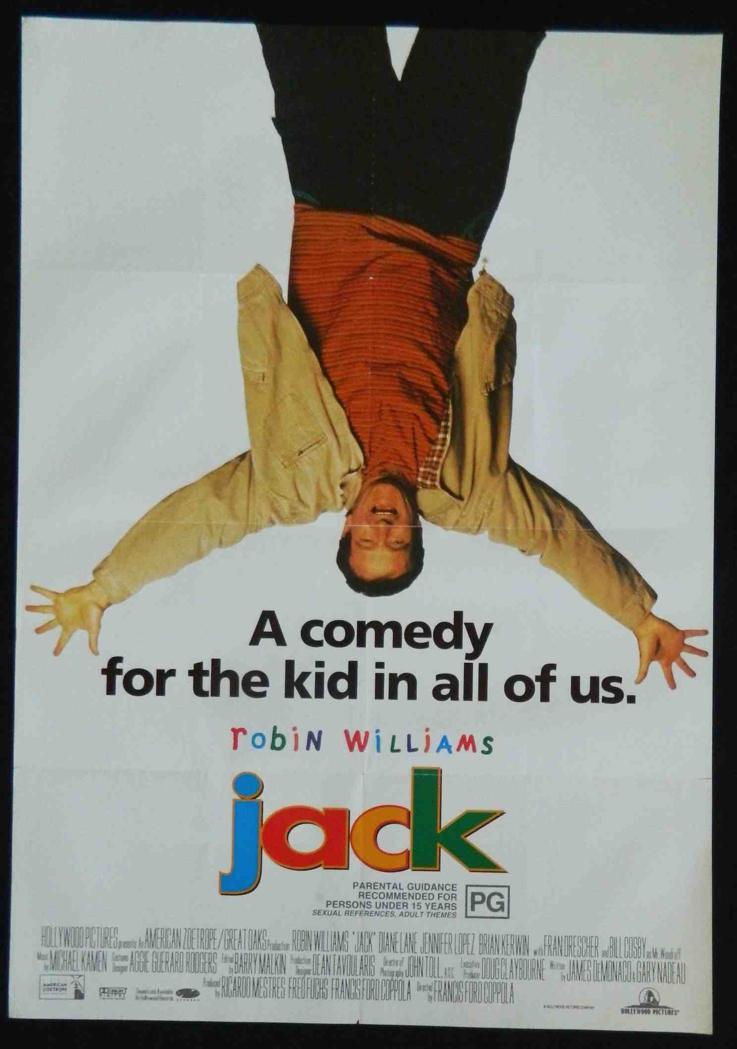 JACK (1996) — Original Australian one sheet movie poster