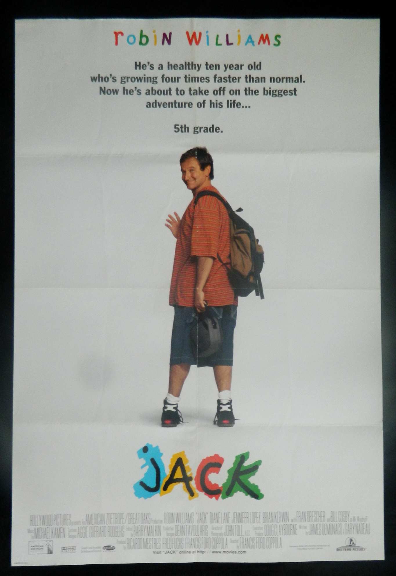 JACK (1996) — Original Australian one sheet movie poster
