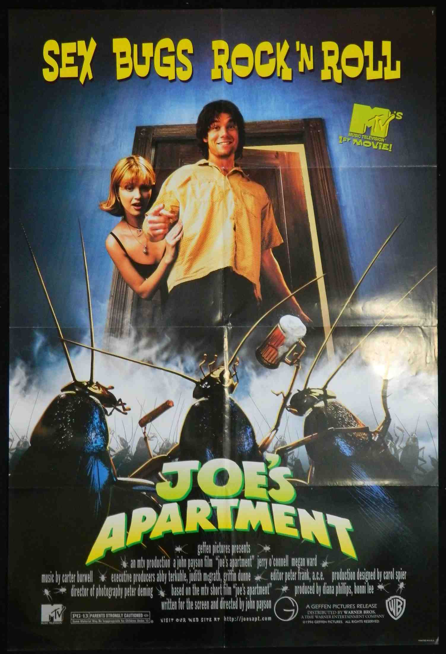 JOES APARTMENT (1996)— Original Australian one sheet movie poster