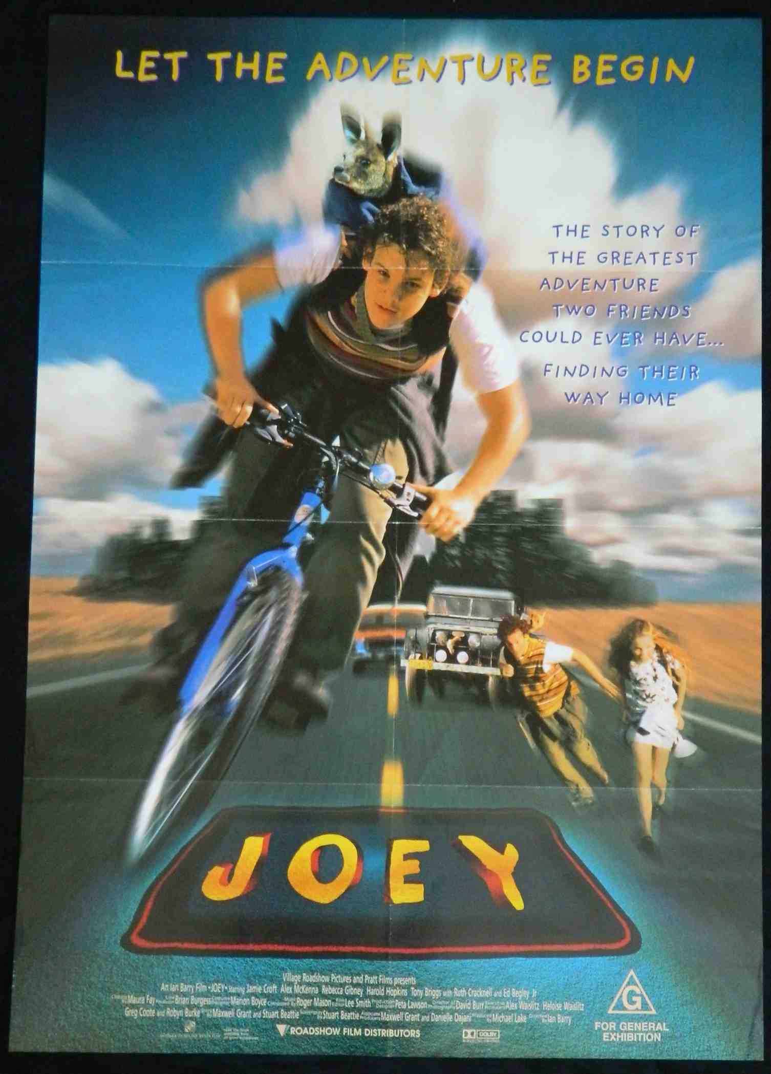 JOEY (1997)— Original Australian one sheet movie poster