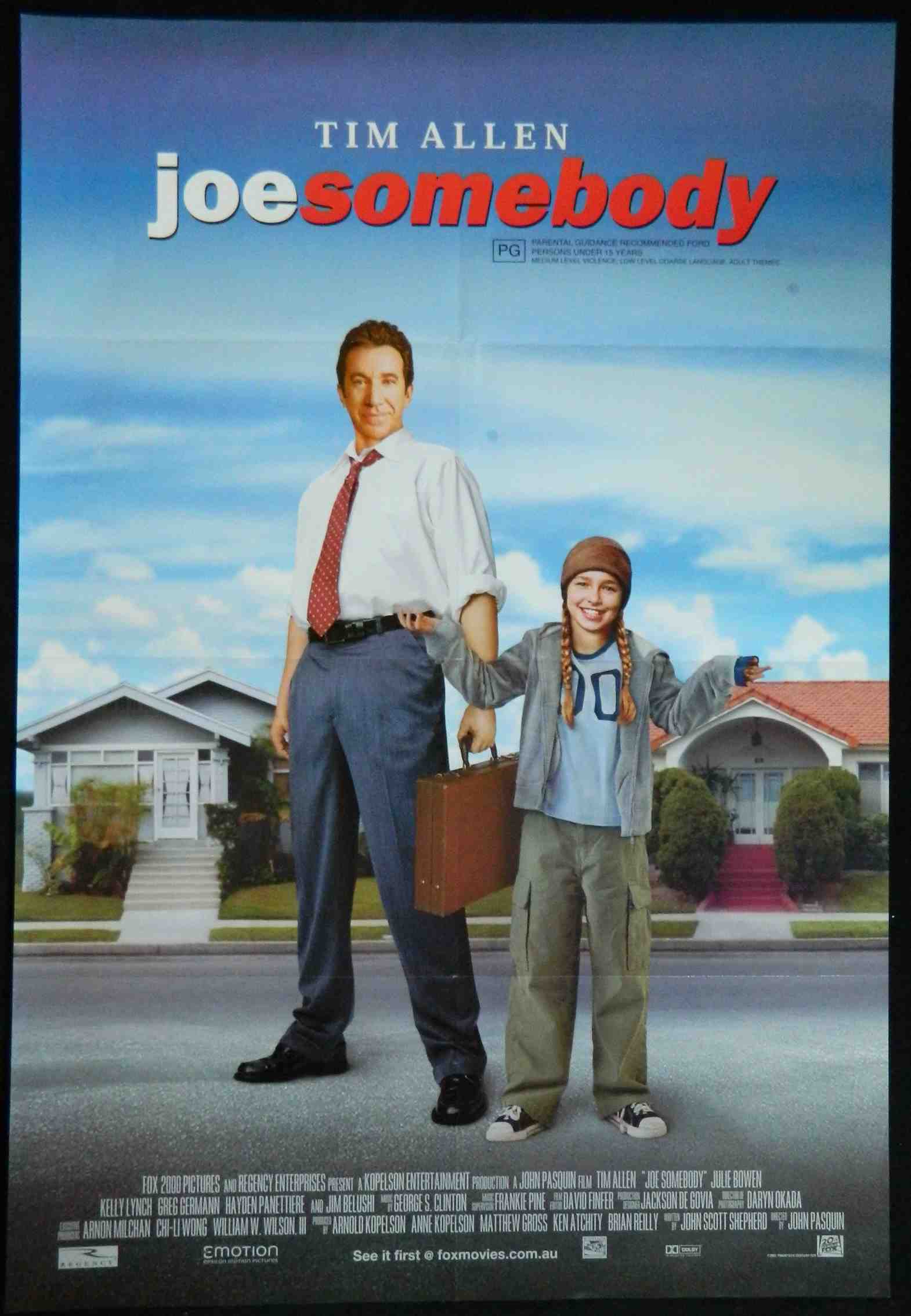 JOE SOMEBODY (2001)— Original Australian one sheet movie poster