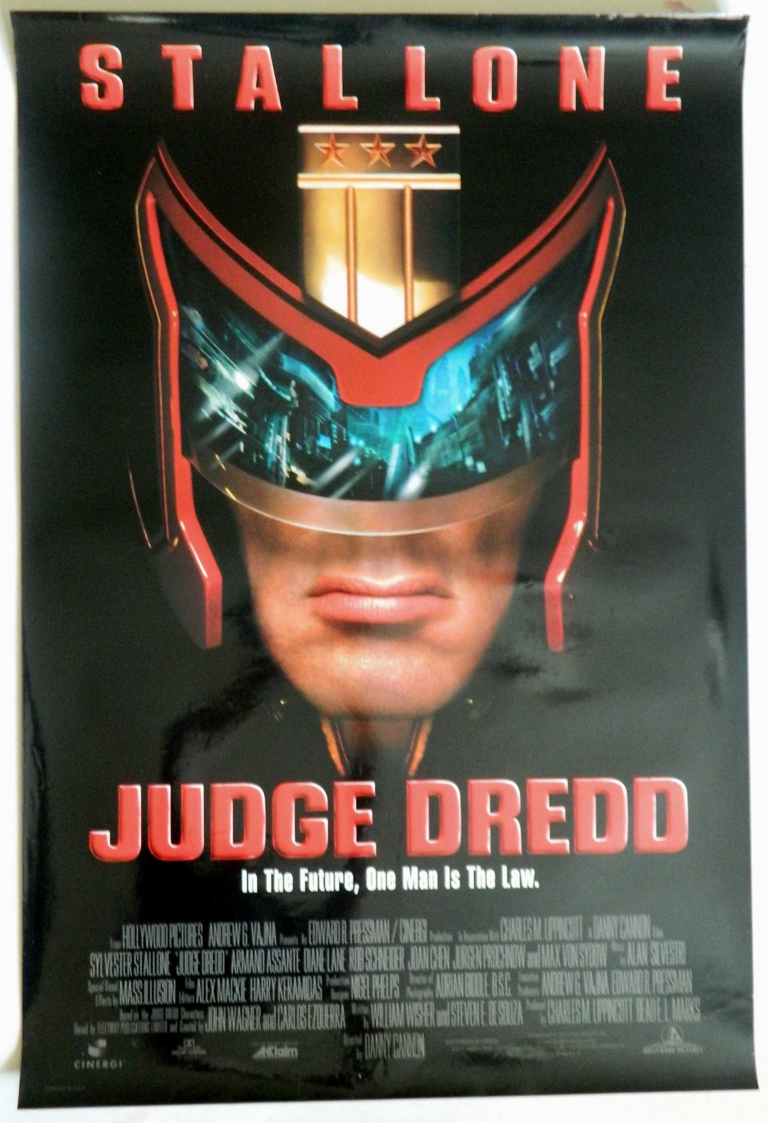 JUDGE DREDD (2002)— Original Australian one sheet movie poster