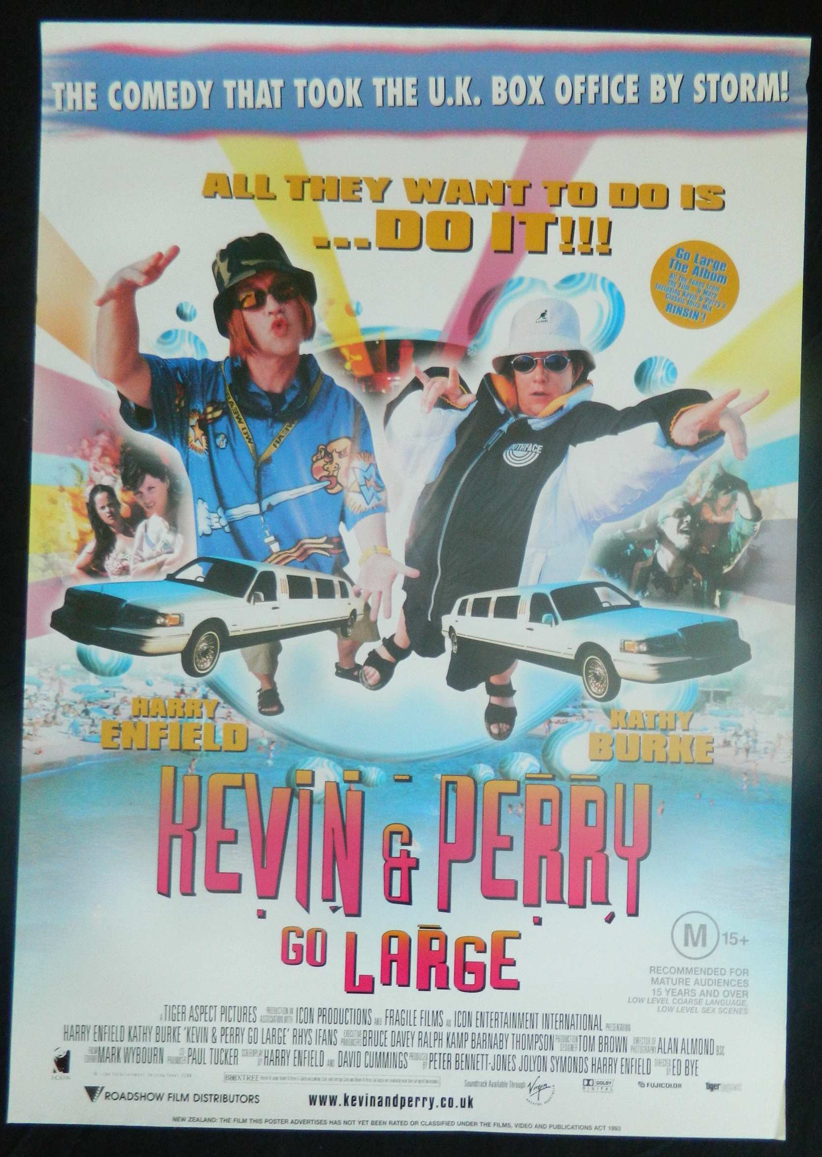 KEVIN AND PERRY GO LARGE  (2000) — Original Australian one sheet movie poster