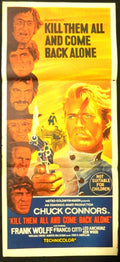 KILL THEM AND COME BACK ALONE (1968) — Original Australian daybill movie poster