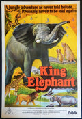 KING ELEPHANT  (1971) — Original Australian one sheet movie poster