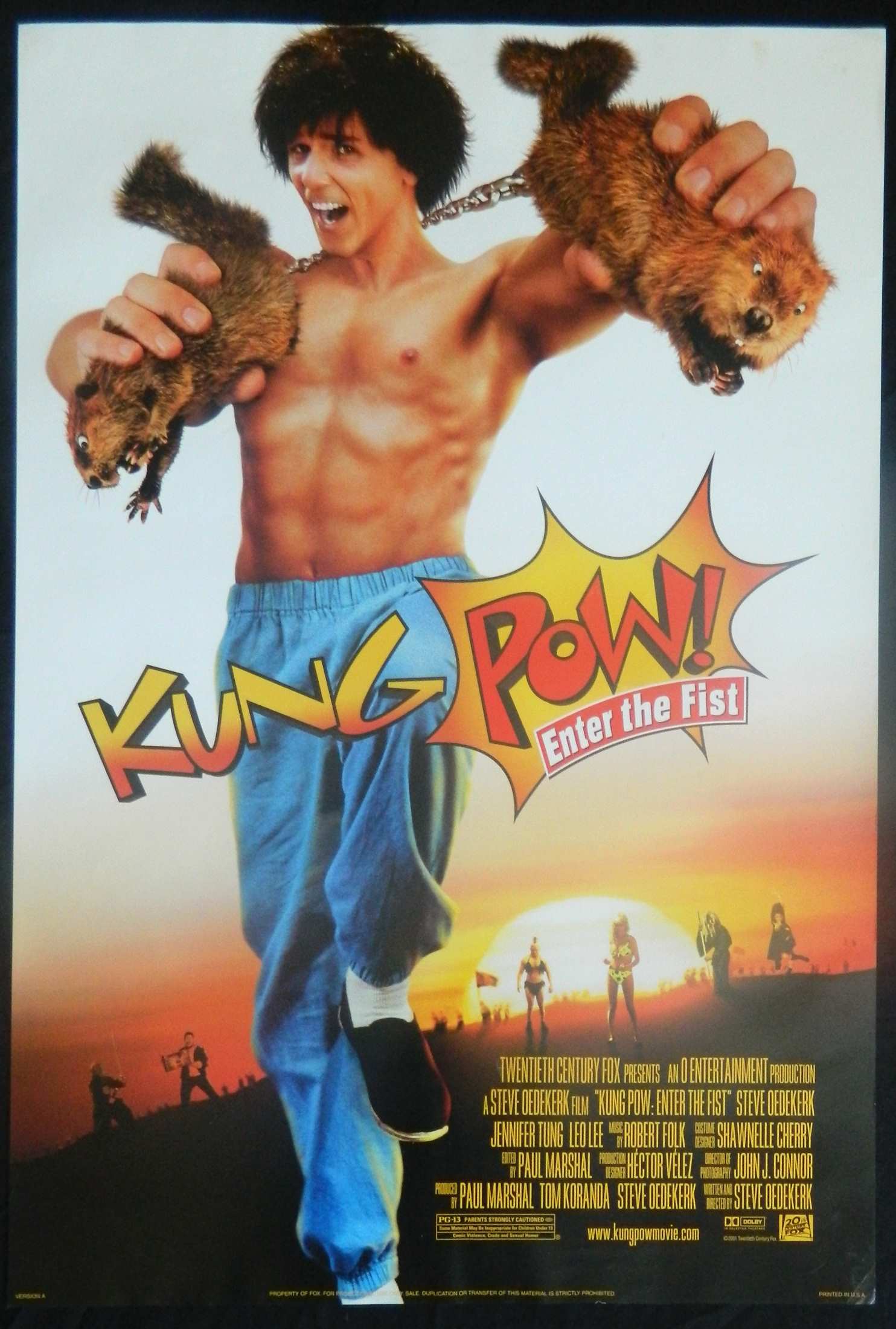 KUNG POW ENTER THE FIST (2002) — Original Australian one sheet movie poster