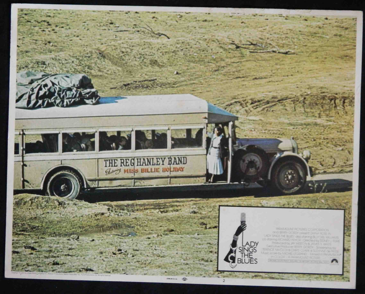 LADY SINGS THE BLUES (2)(1972) — Original Australian Lobby Card