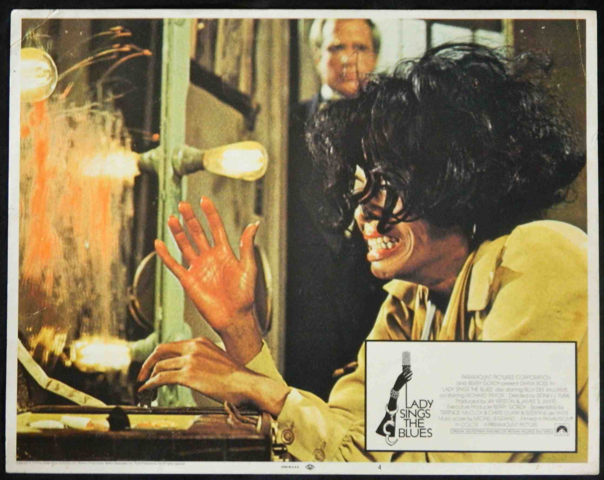 LADY SINGS THE BLUES (4)(1972) — Original Australian Lobby Card