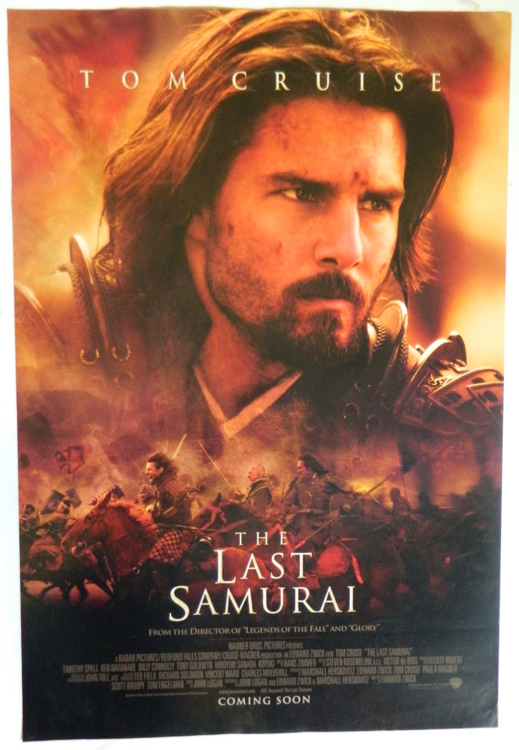 LAST SAMURAI (2003)— Original Australian one sheet movie poster