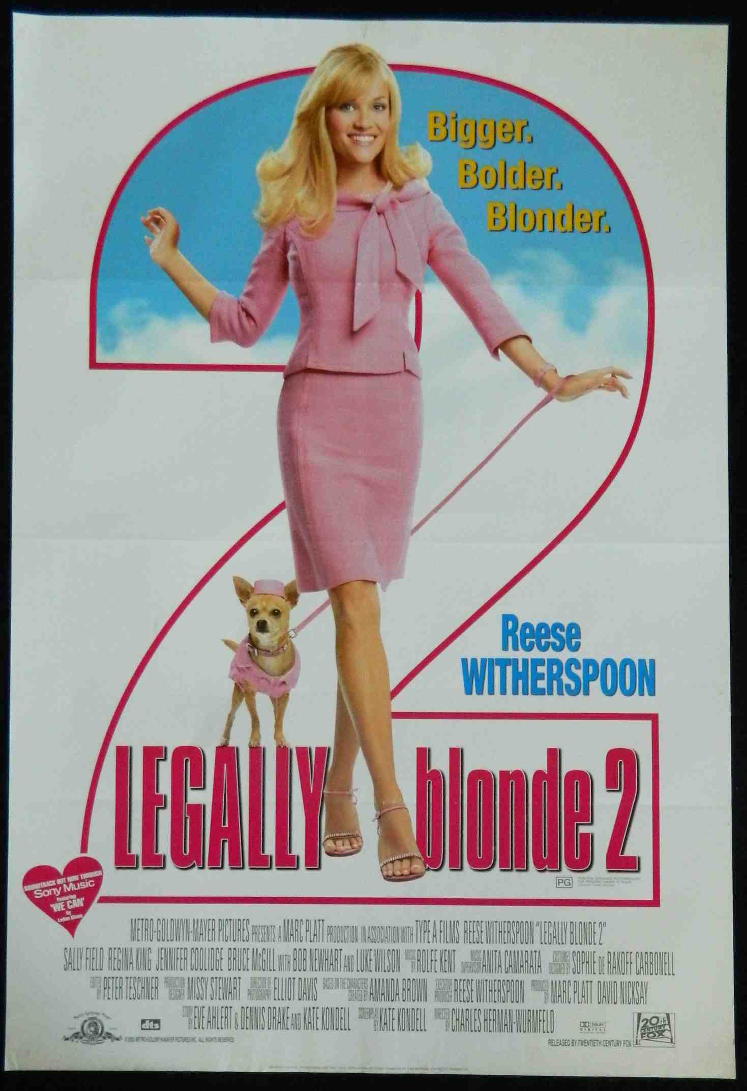 LEGALLY BLONDE 2 (2003)— Original Australian one sheet movie poster