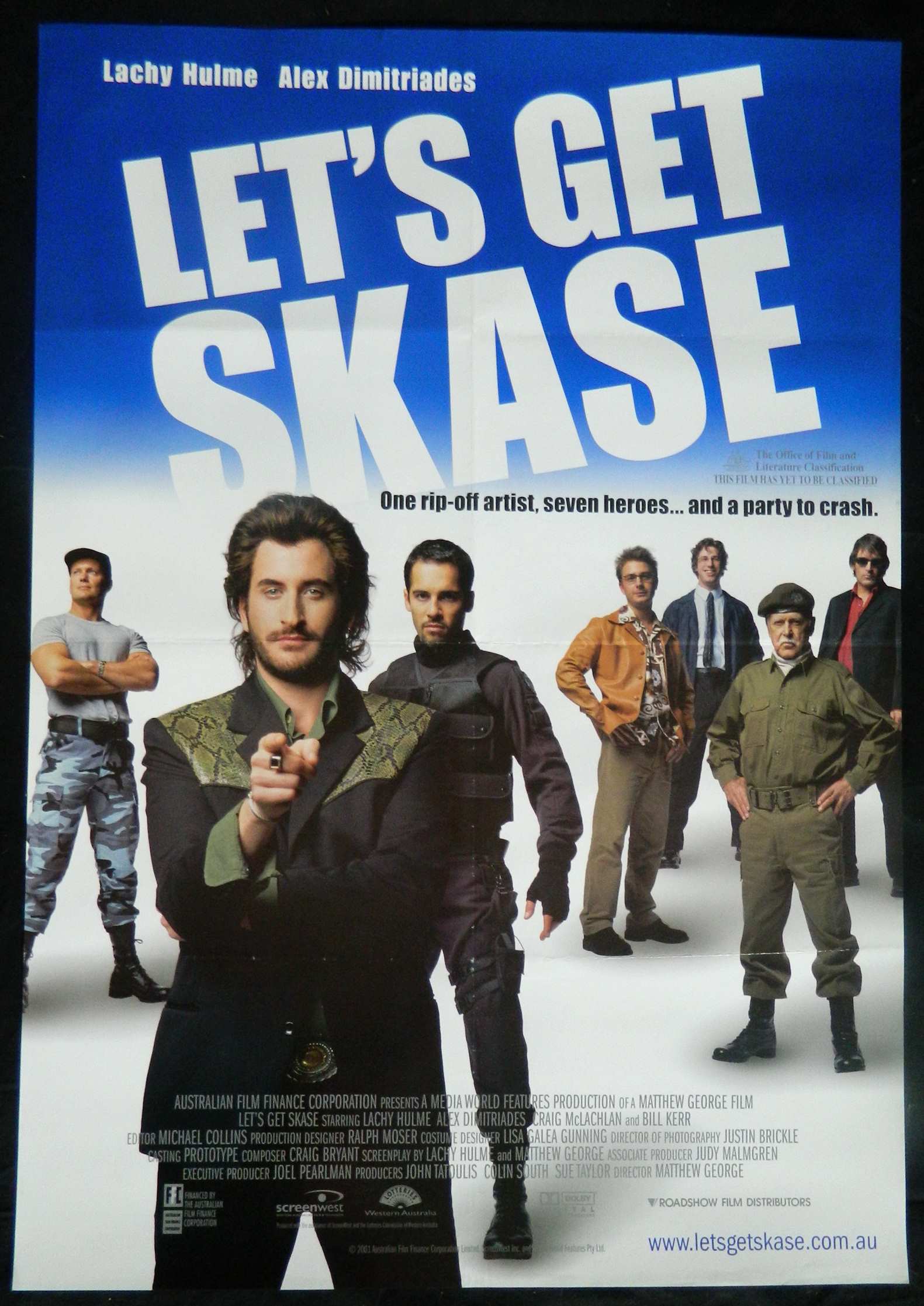LETS GET SKASE (2001)— Original Australian one sheet movie poster