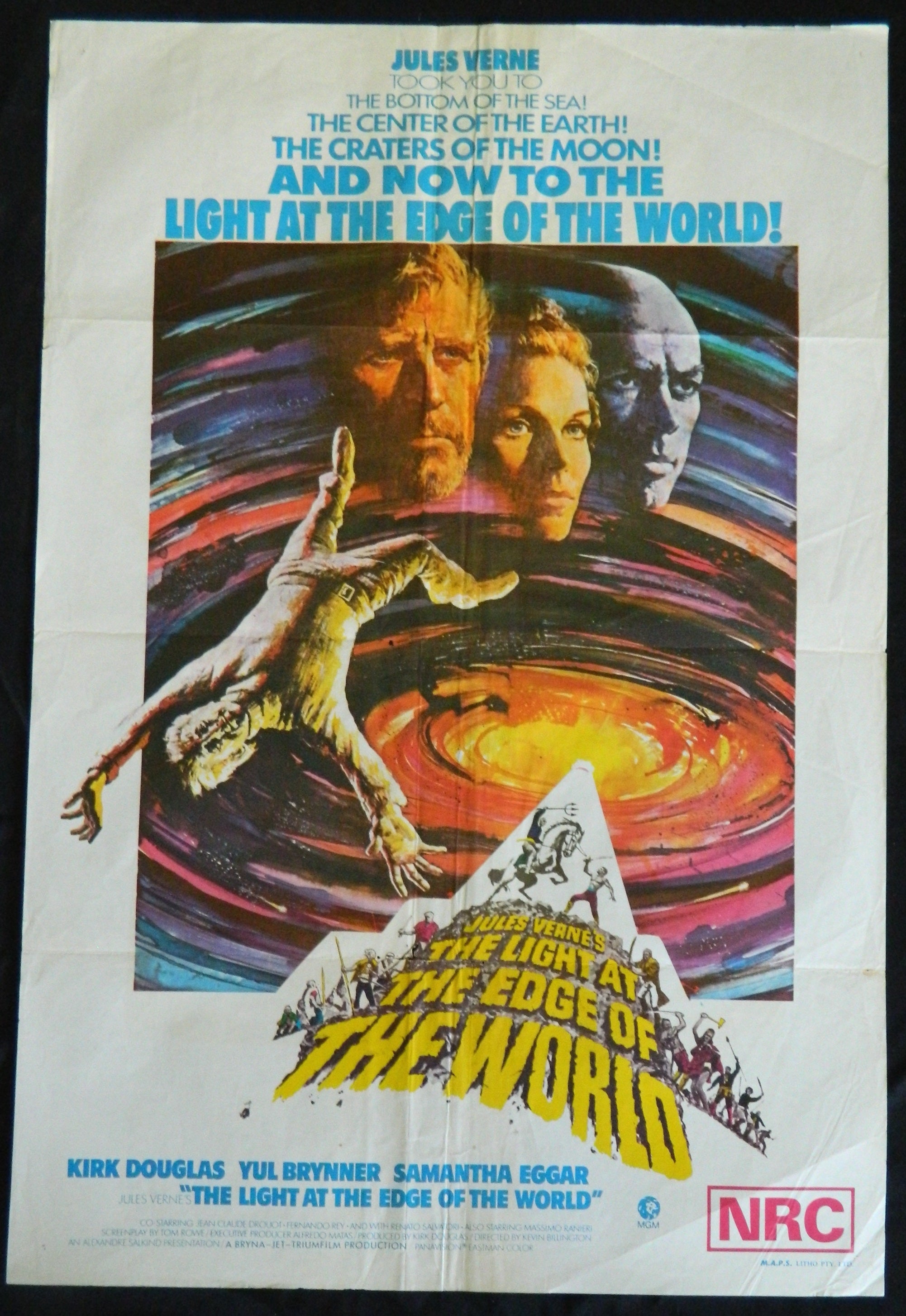 LIGHT AT THE EDGE OF THE WORLD (1971)— Original Australian one sheet movie poster