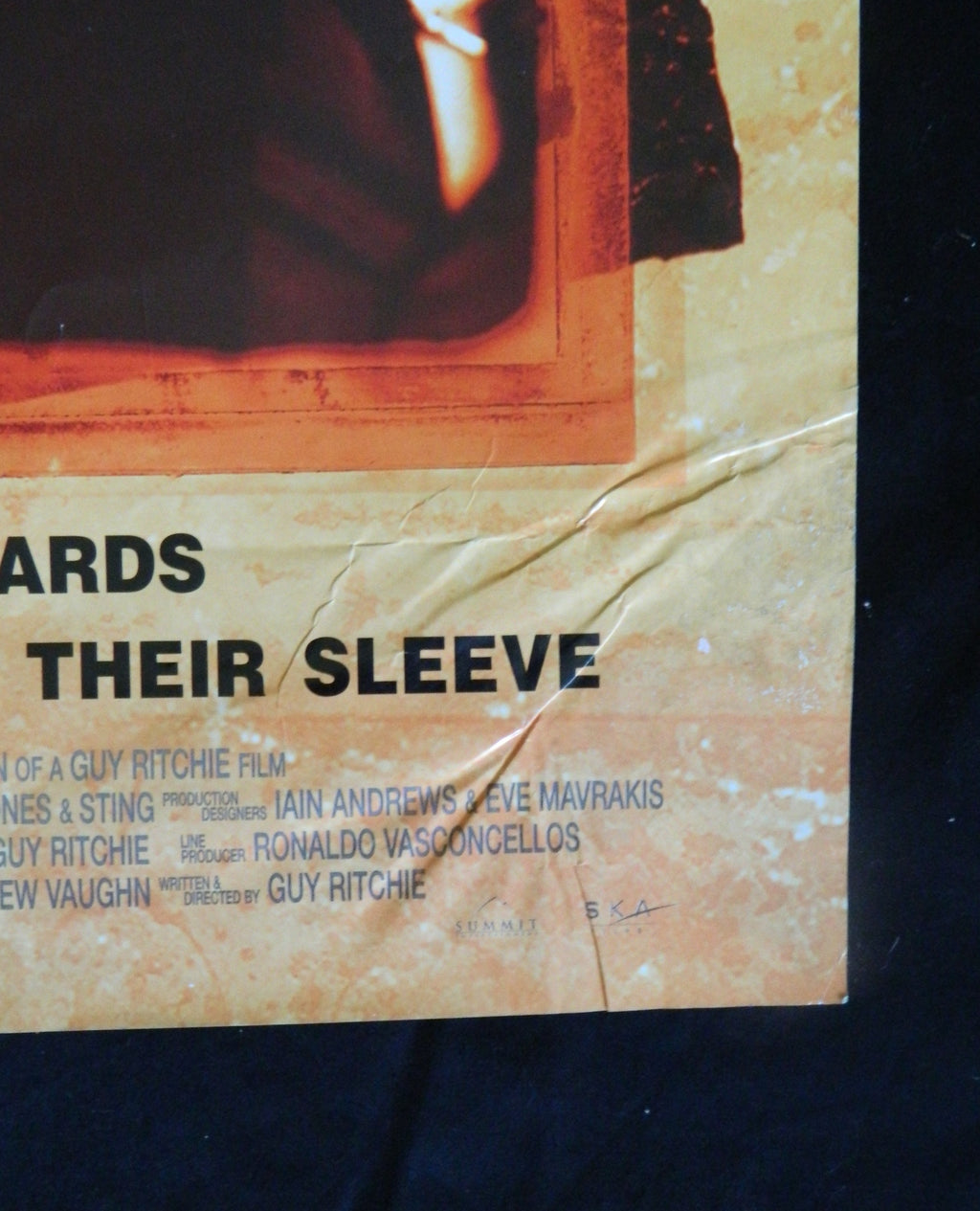 LOCK STOCK AND TWO SMOKING BARRELS (1998)— Original Australian one sheet movie poster