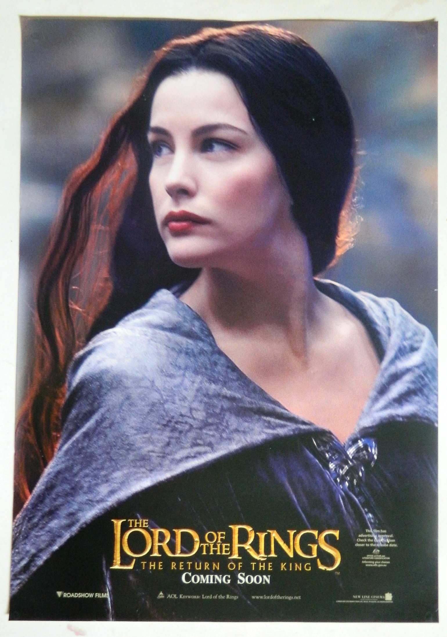 LORD OF THE RINGS RETURN OF THE KING (2003) — Original Australian one sheet movie poster