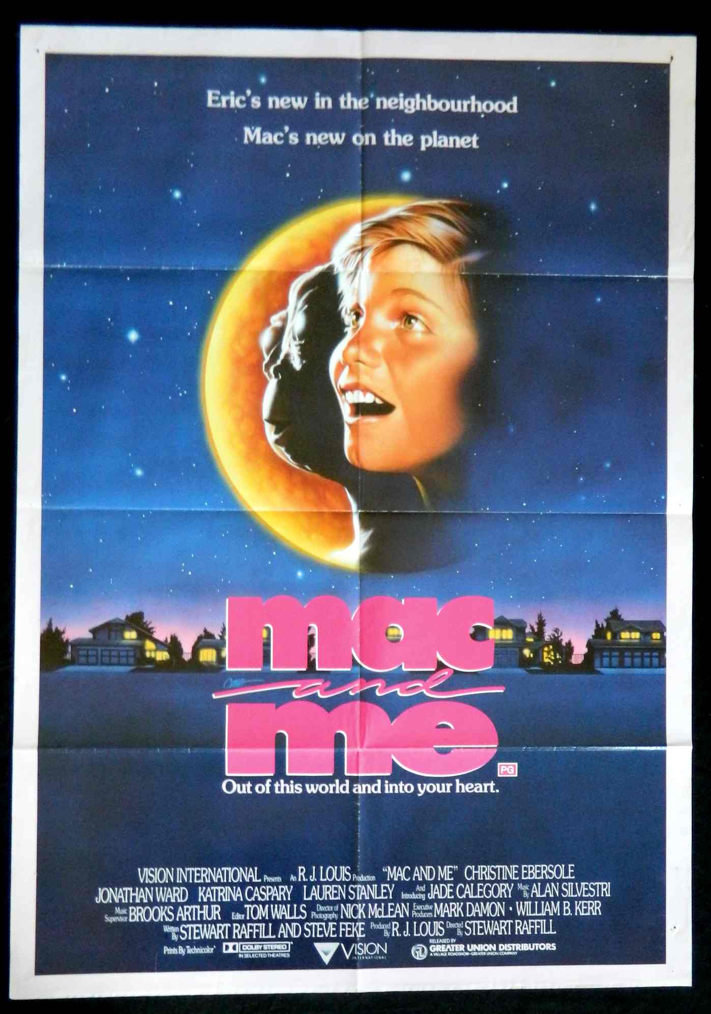 MAC AND ME  (1988)— Original Australian one sheet movie poster