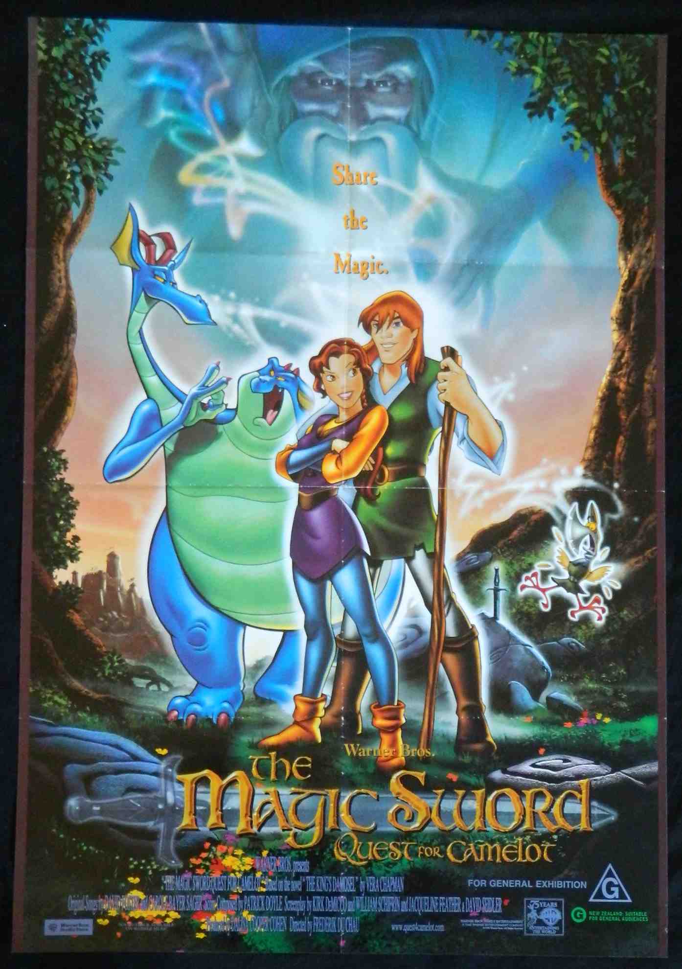 MAGIC SWORD (1998)— Original Australian one sheet movie poster