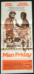 MAN FRIDAY  (1975) — Original Australian daybill movie poster