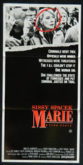 MARIE A TRUE STORY (1985) — Original Australian daybill movie poster
