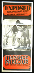 MASSAGE PARLOUR (1973) — Original Australian daybill movie poster