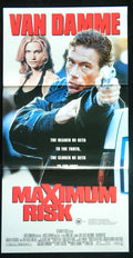 MAXIMUM RISK  (1996) — Original Australian daybill movie poster
