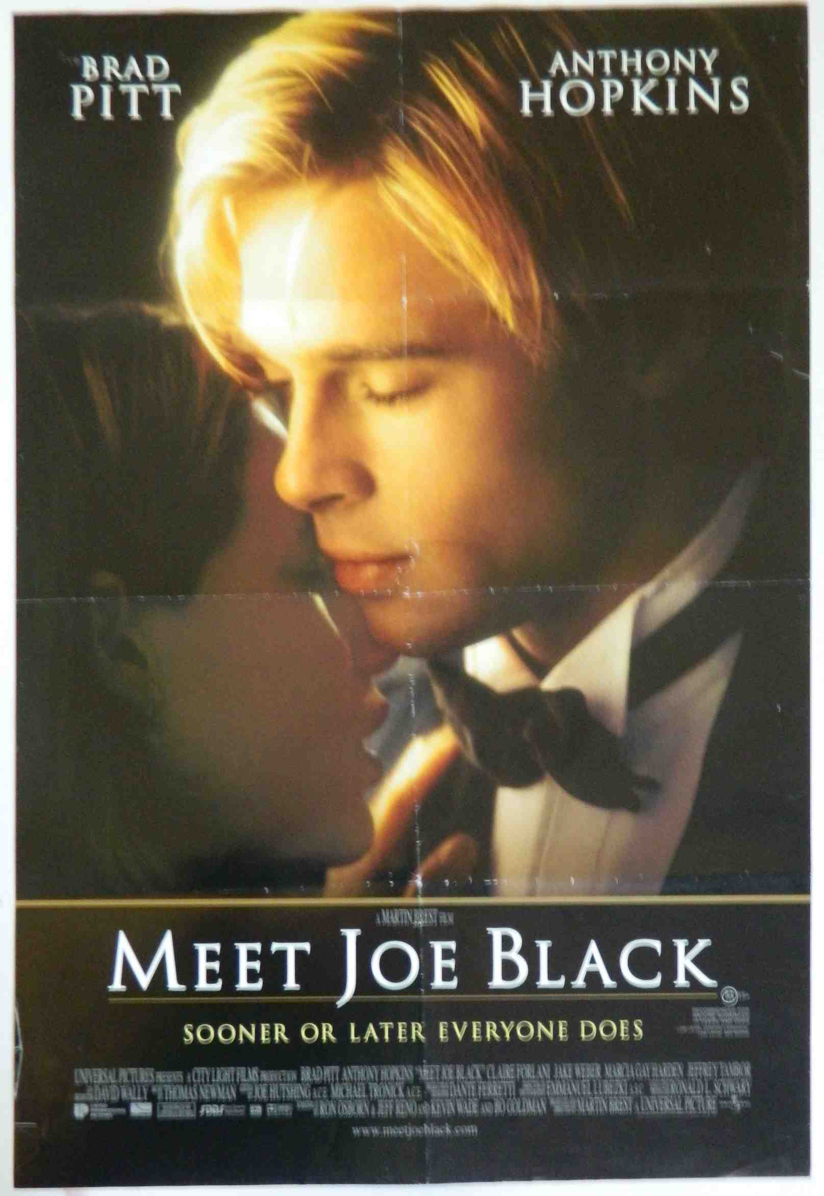 MEET JOE BLACK (1998)— Original Australian one sheet movie poster
