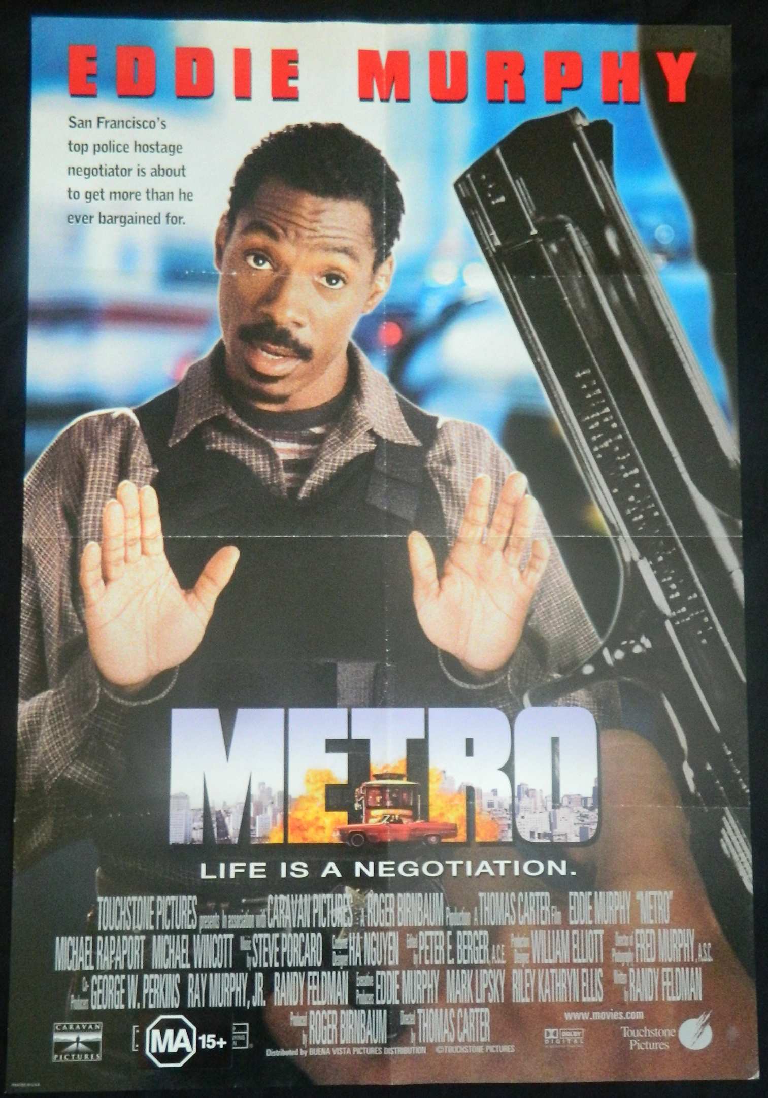 METRO (1997)— Original Australian one sheet movie poster