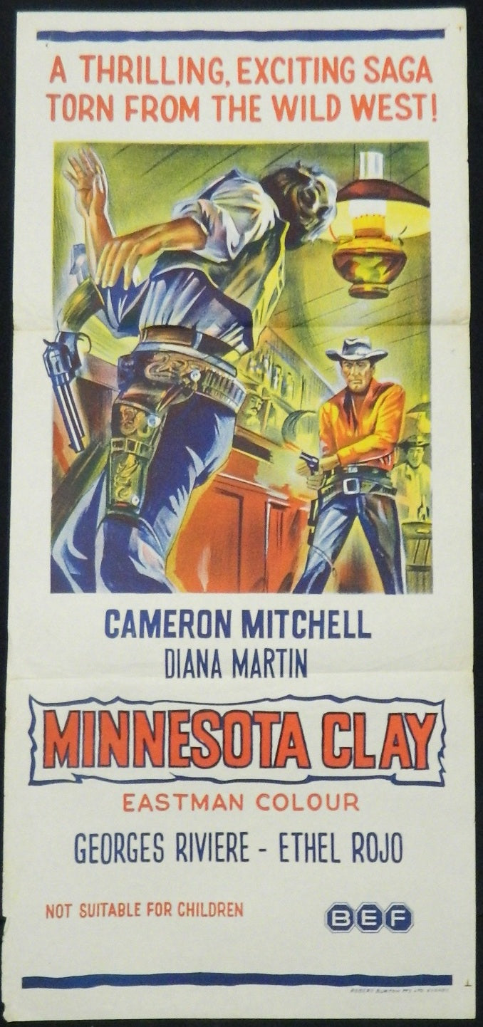 MINNESOTA CLAY (1964) — Original Australian daybill movie poster