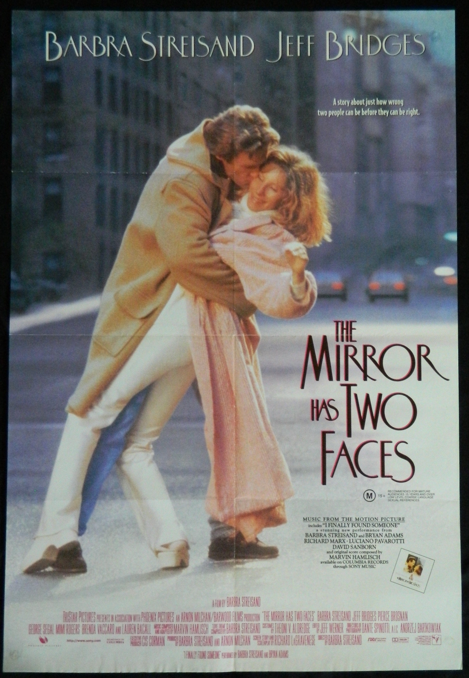 MIRROR HAS TWO FACES  (1996)— Original Australian one sheet movie poster