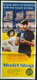 MODEL SHOP (1969) — Original Australian daybill movie poster