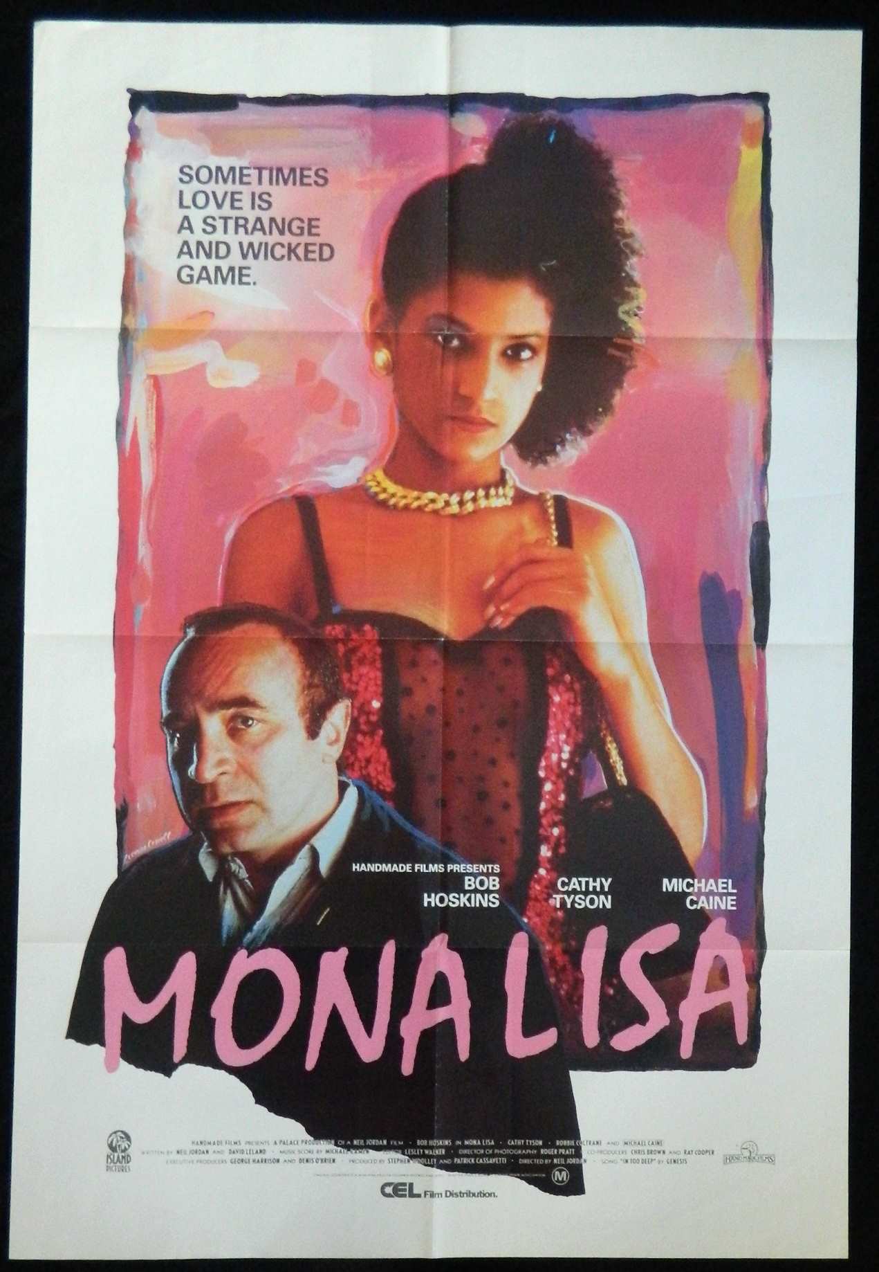 MONA LISA (1986)— Original Australian one sheet movie poster