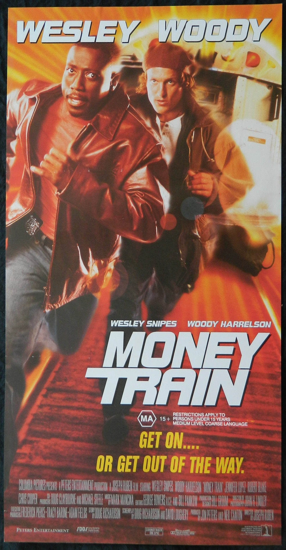 MONEY TRAIN  (1995) — Original Australian daybill movie poster