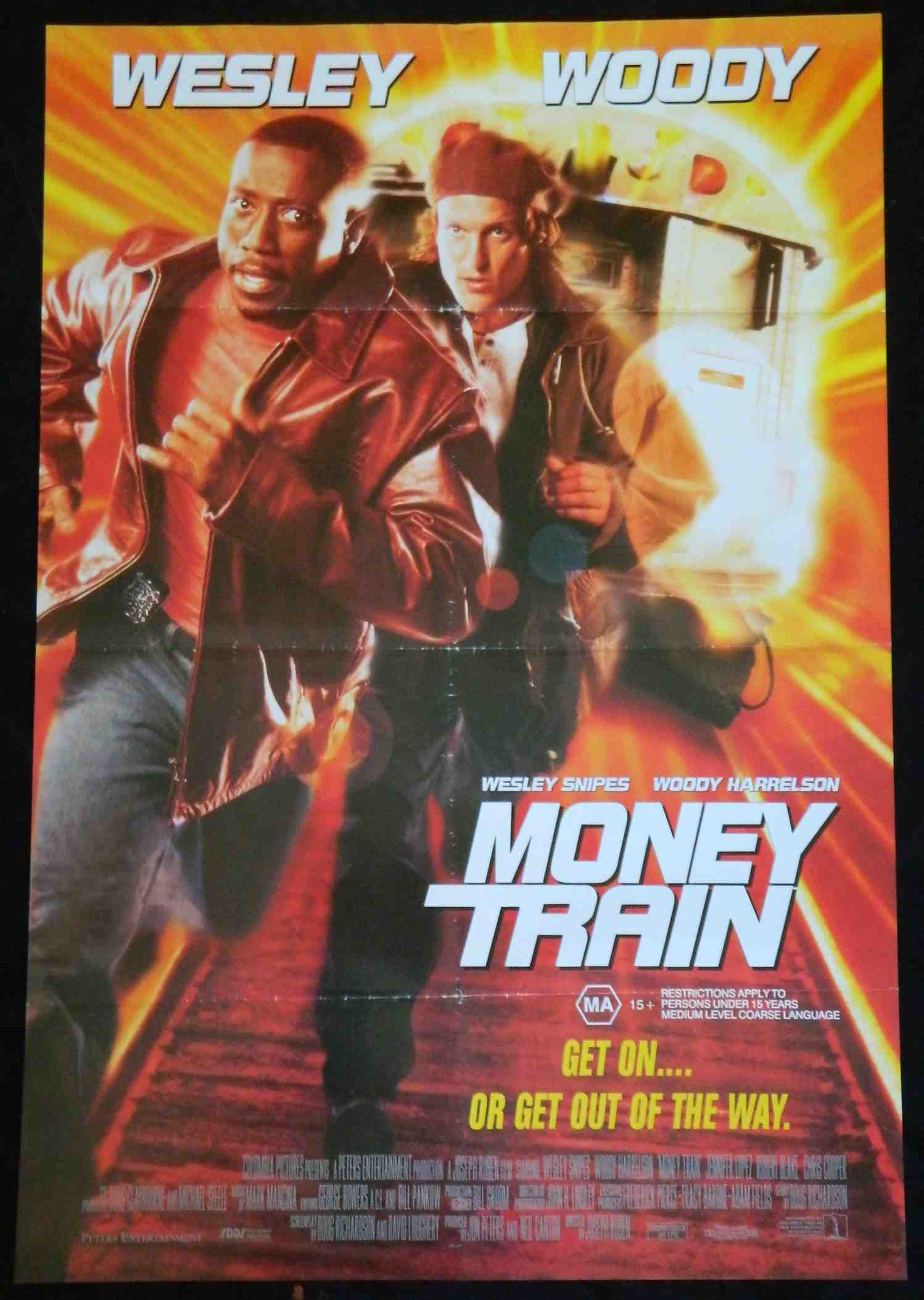 MONEY TRAIN  (1995)— Original Australian one sheet movie poster
