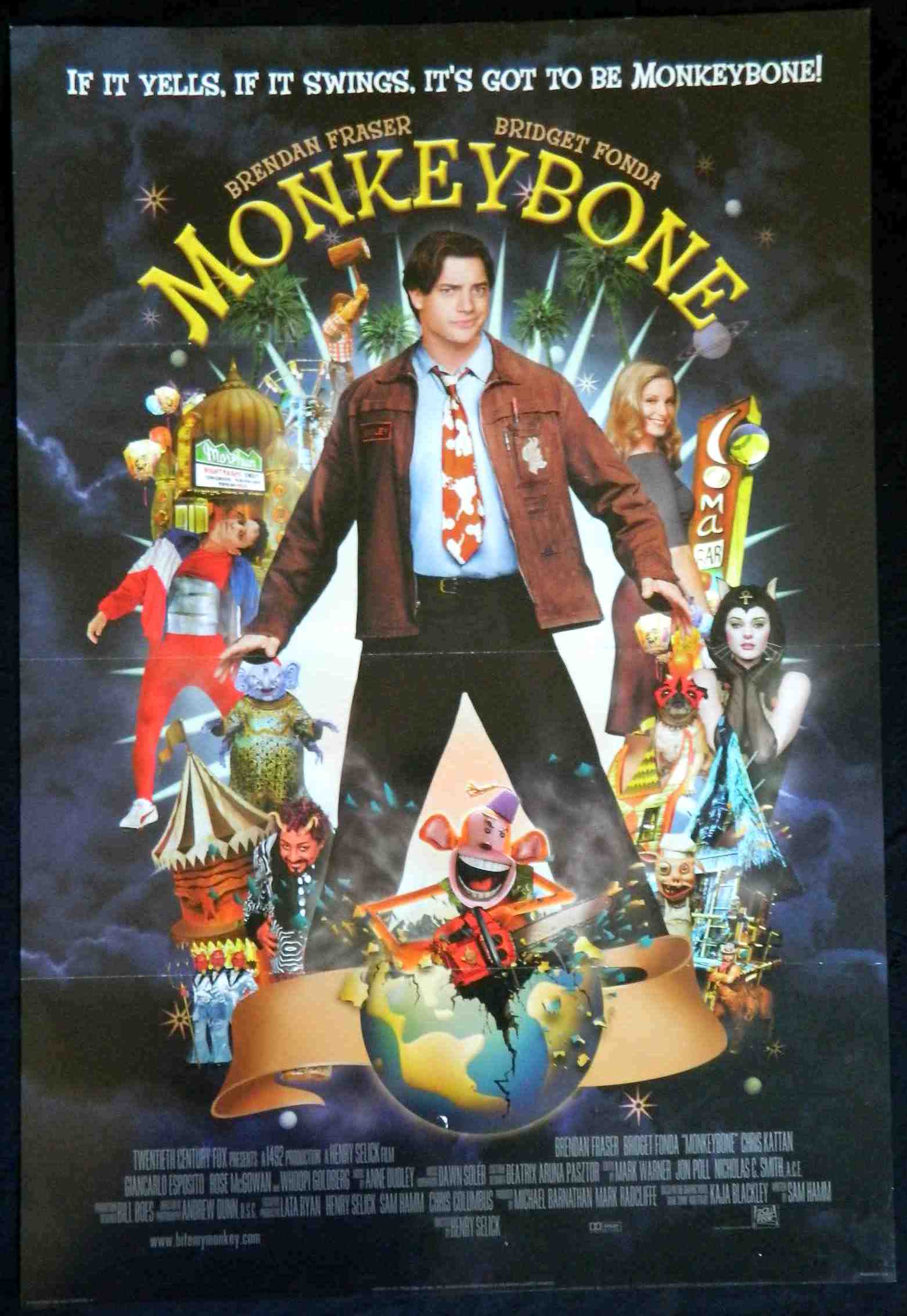 MONKEYBONE (2001)— Original Australian one sheet movie poster