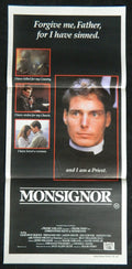 MONSIGNOR  (1982) — Original Australian daybill movie poster
