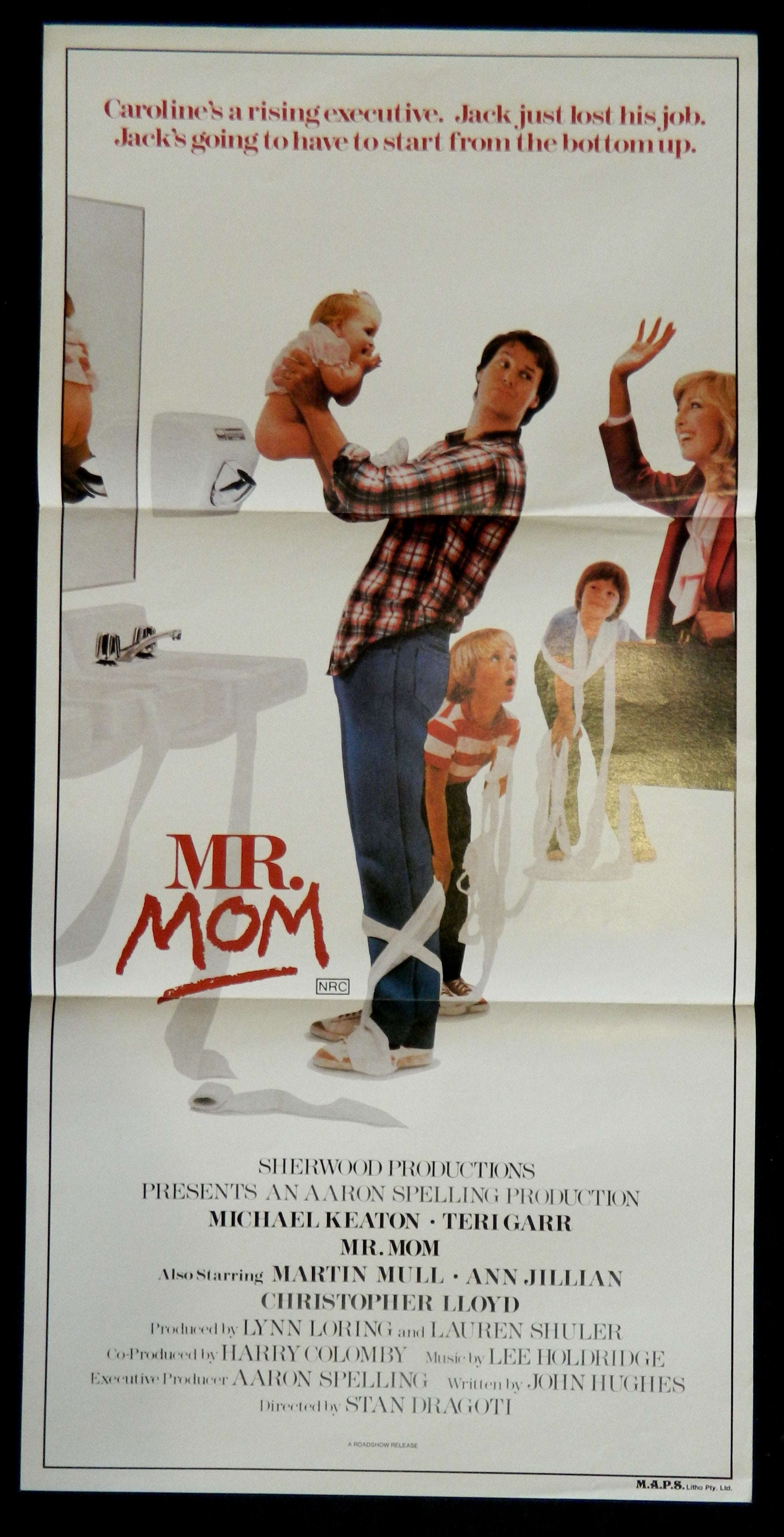 MR MOM (1983) — Original Australian daybill movie poster